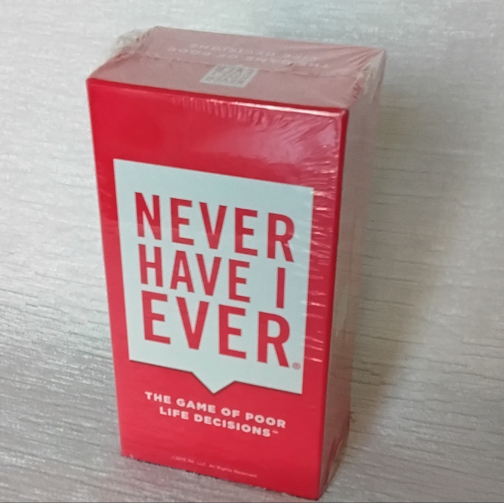 Never Have I Ever Party Card Game,  New Factory Sealed